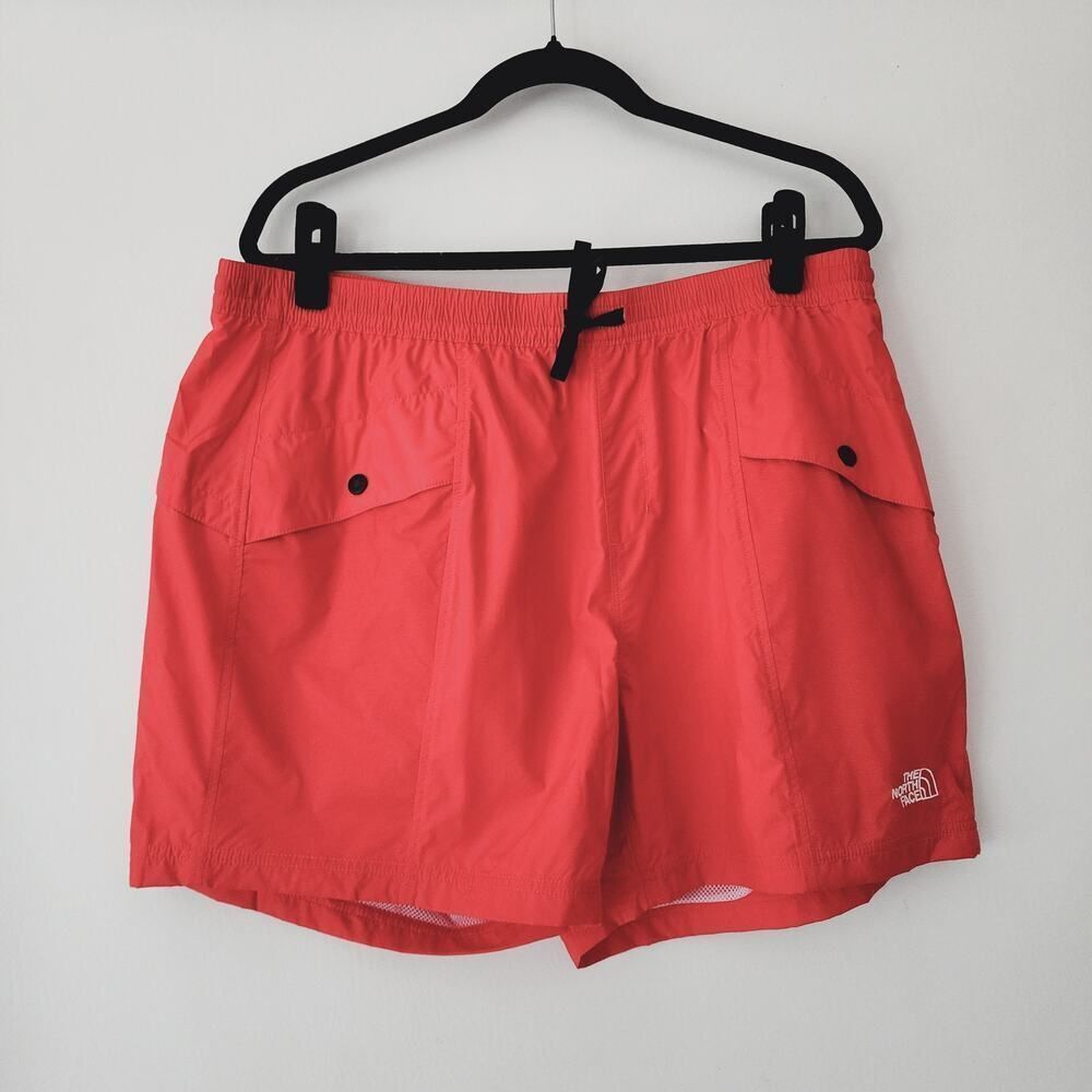 NEW The North Face Outline Shorts Horizon Red Mesh‎ Lined Hiking Womens XL